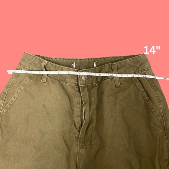 Denim Co. Olive Green Cargo Pants Women’s Size 4 (EUR 36 / UK 8) - Picture 6 of 10